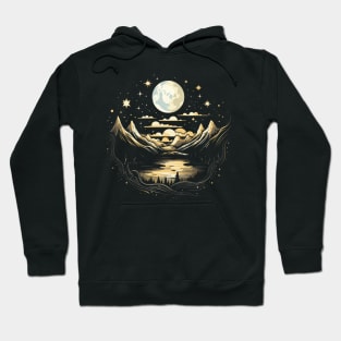 Tranquil Night Sky Hoodie